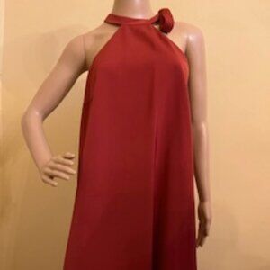 Rust Halter Dress